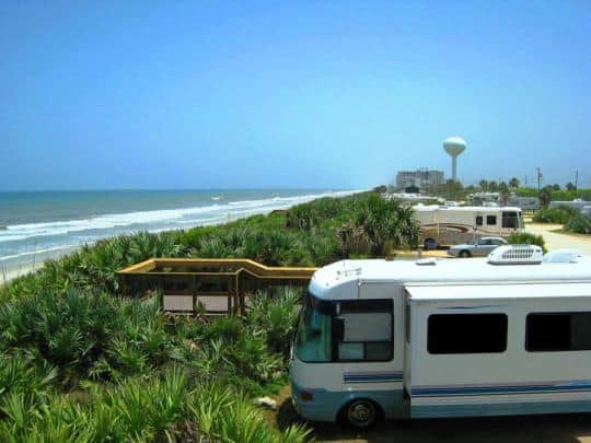 Gamble Rogers Memorial State recreation area campground